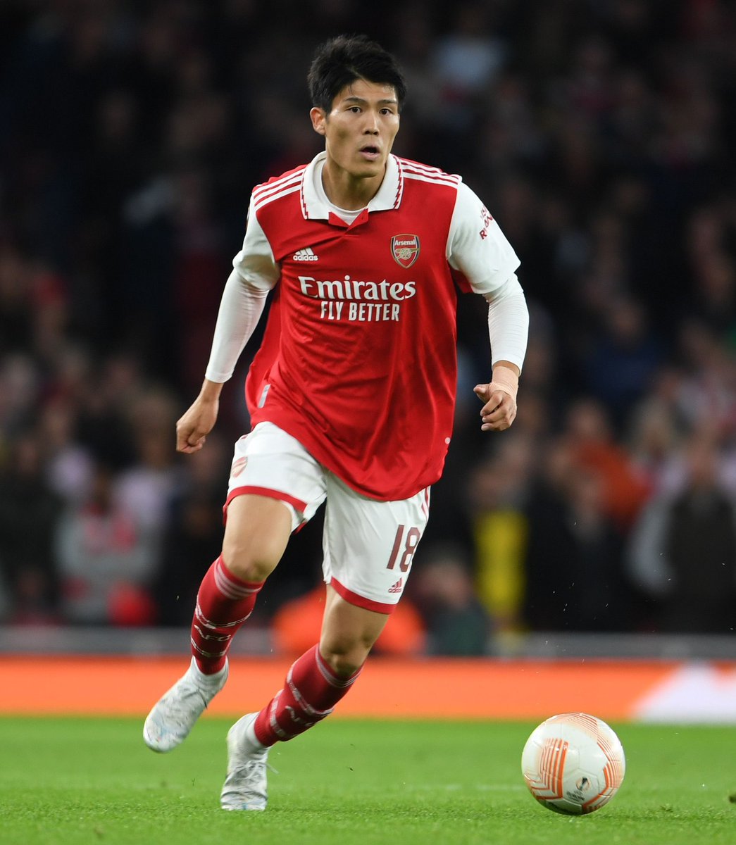 Arsenal's tweet photo. Another big performance from Tomi ❤️ https://t.co/EWpiH0baNA