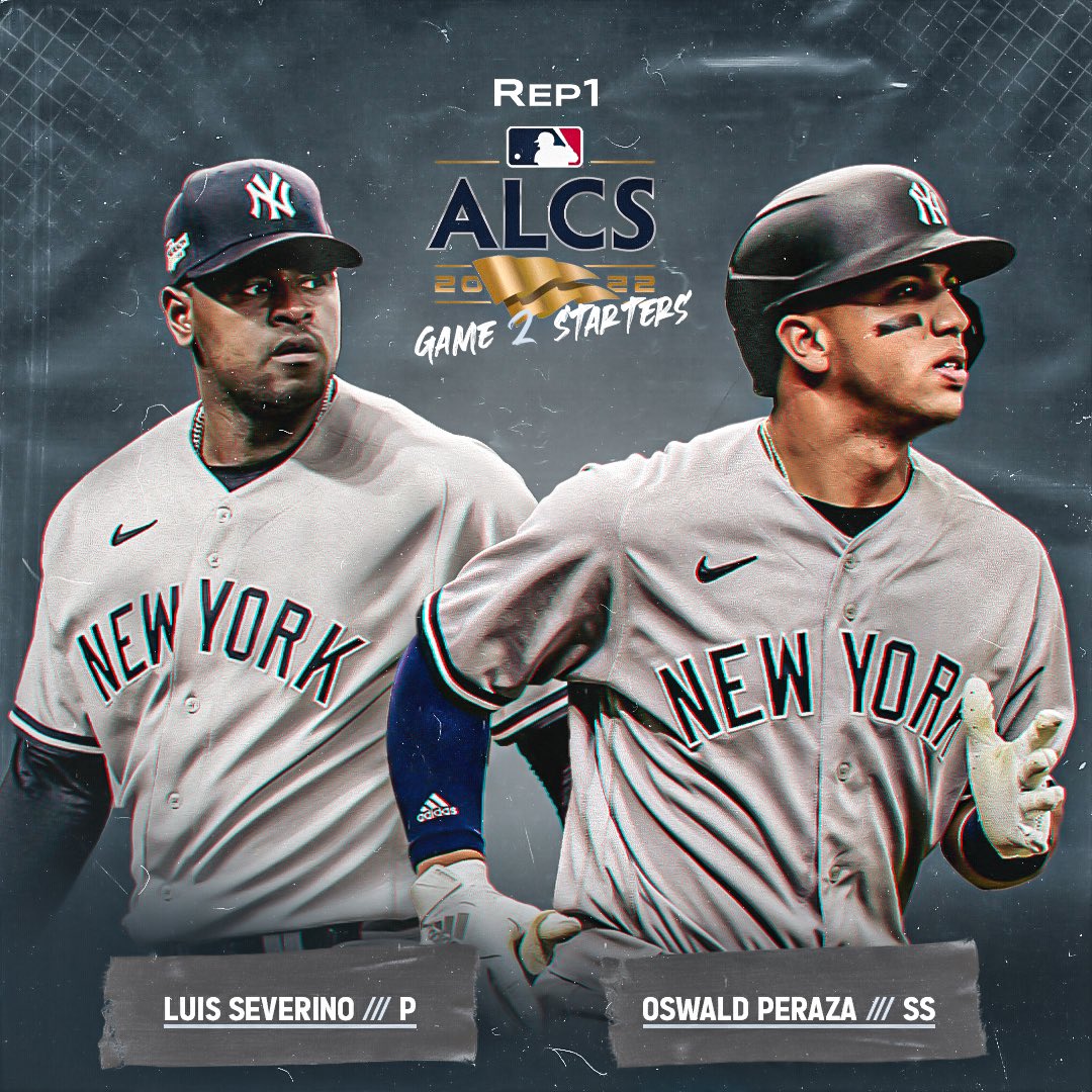 REP1Baseball's tweet photo. Game ✌️ starters #REP1FAM
#ALCS2022 https://t.co/70nUT94uAV