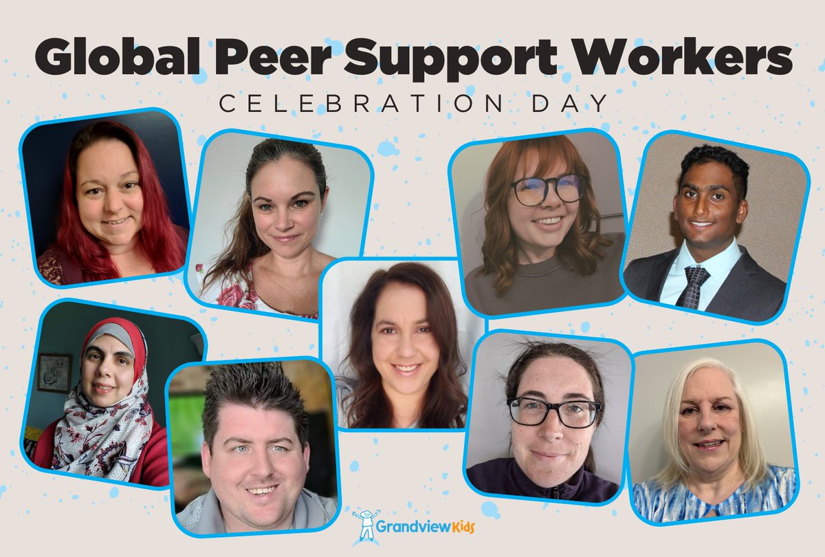 GrandviewKids's tweet photo. The 3rd Thursday in October is #GlobalPeerSupportWorkerDay.
At #GrandviewKids, we benefit from a team of Peer Navigators who use their lived experience & specialized training to support other clients & caregivers.
Read about our amazing Peer Navigators: https://t.co/v7XCJyRFsI https://t.co/LHkKTiH20l