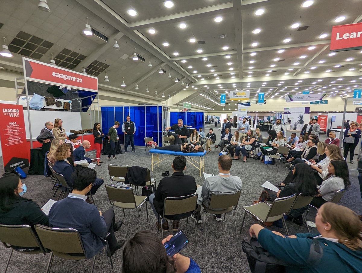 Kevpin23's tweet photo. Hello #AAPMR22! Great to see osteopathic physiatrists demonstrating OMT techniques to our respective colleagues and looking to host skills sessions in the future! https://t.co/JtO8i9lKRW