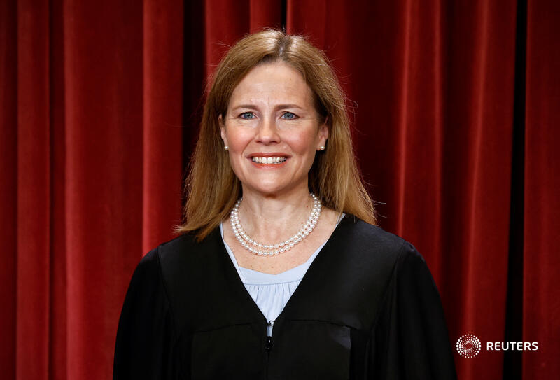 ReutersLegal's tweet photo. #SCOTUS Justice Amy Coney Barrett declined to block President Biden's plan to cancel billions of dollars in student debt in a challenge to the policy's legality by a Wisconsin taxpayers organization represented by a conservative legal group https://t.co/9NGTWnhqsn @andrew_chung_ https://t.co/WGZgyd2TzW