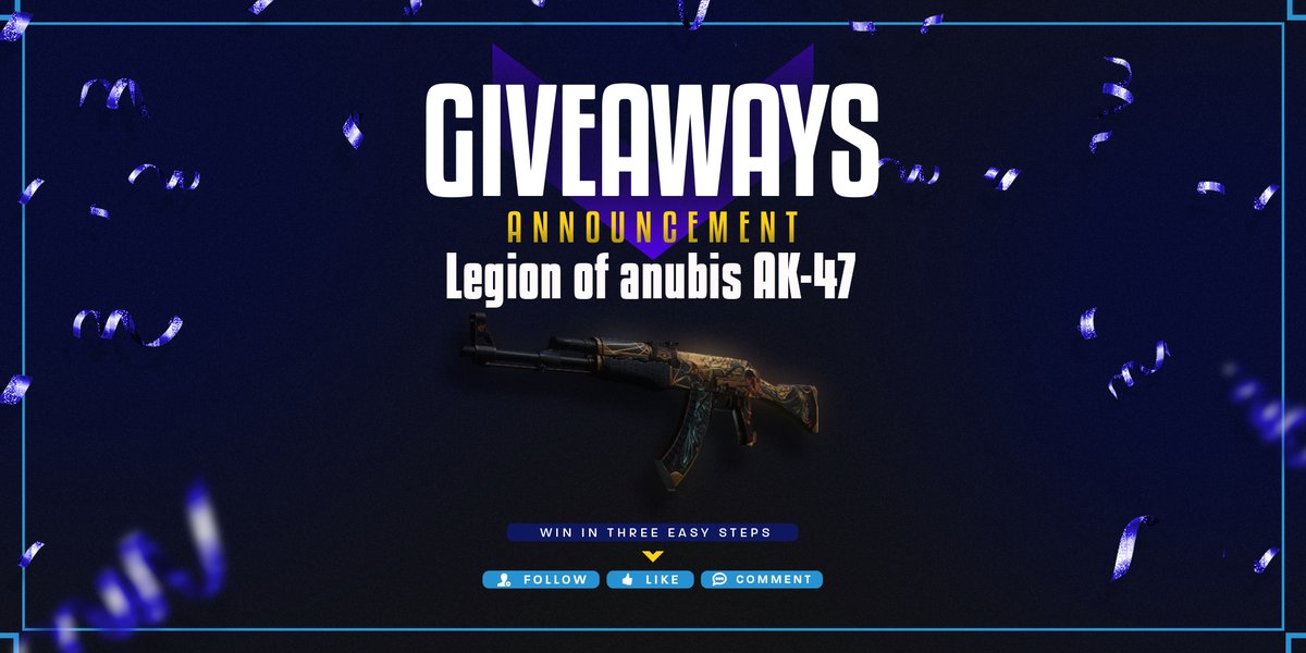 🥶GIVEAWAY TIME🥶

To celebrate our roster, we are giving away a legion of anubis ak-47🥳.

All you need to do is:
✅Follow us <a href="/EsportsApathy/">Apathy</a>
✅Like and Retweet
✅Tag 2 friends

The winner will be drawn 3/11/22.
#CSGO #CSGOGiveaway