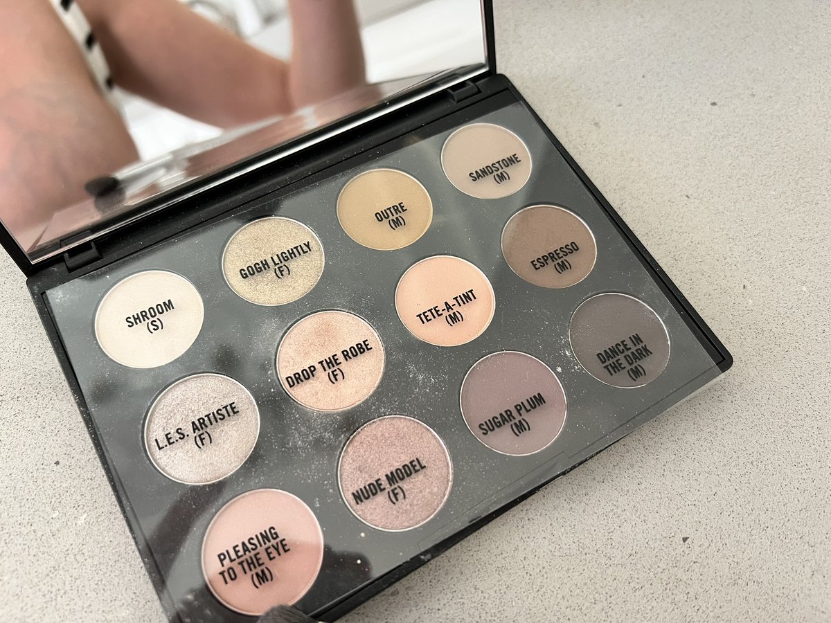 OMG I love the color names in this palette 🎨!!! This totally made my day! Prepping for a shoot, as I’m sure you can guess.