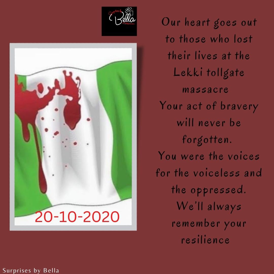 Bella_surprise's tweet photo. 20-10-20🩸

#EndSARSMemorial2 https://t.co/0KhJyffPEP