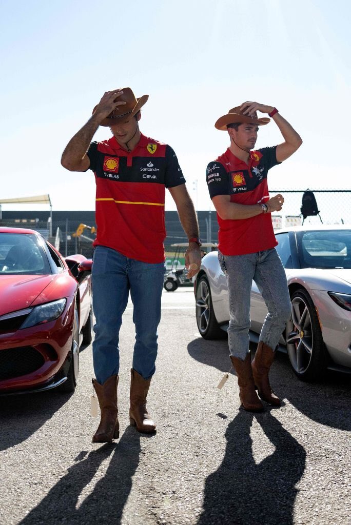 FormulaReaction's tweet photo. The Ferrari boys didn’t have to slay this hard 🤠 https://t.co/yHqxhQUbpc