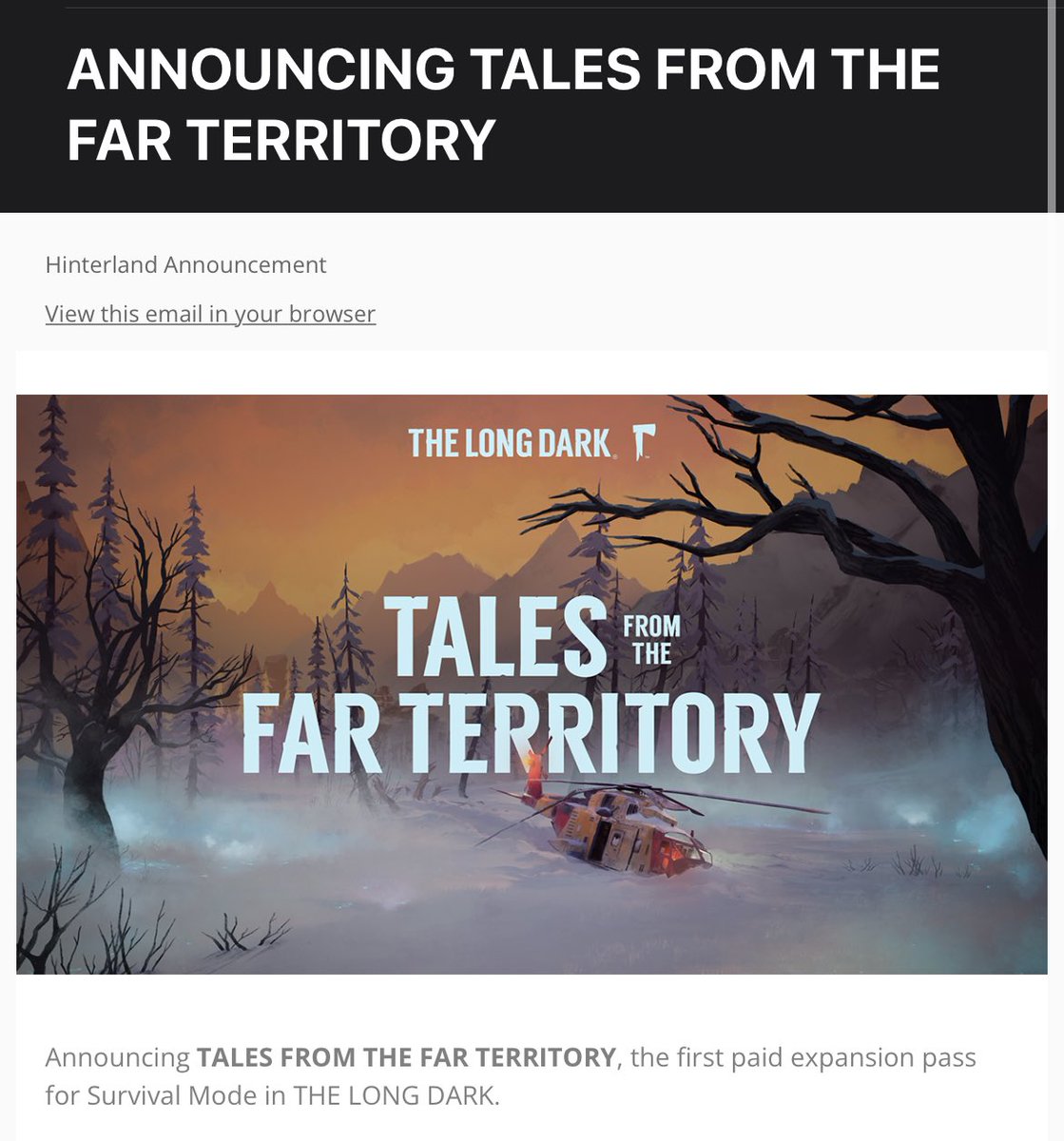 atxlc's tweet photo. THANK YOU ⁦@HinterlandGames⁩ OMG I can’t wait https://t.co/Oy7HZ55dx0