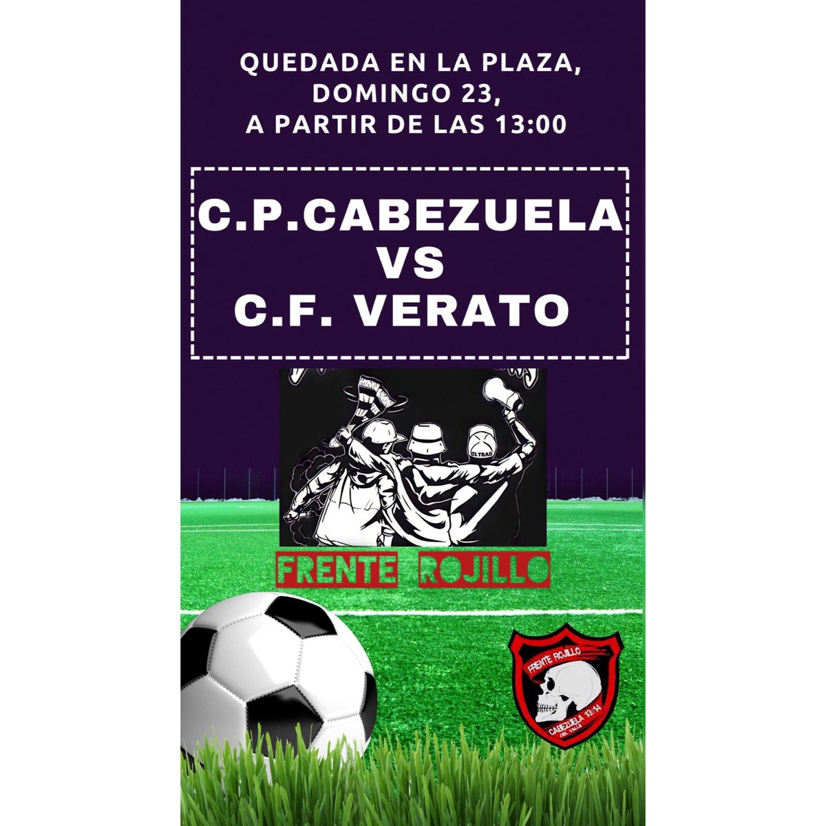 RojilloFrente's tweet photo. Vuelve el fútbol a la Nava!! Previa en los bares de la plaza para empezar a marcar el primer gol desde las 13:00.
 Vente a animar con nosotros y a llevar a nuestro equipo hacia la victoria!
SIEMPRE AL FRENTE!!✋🏼📢🔴⚫ https://t.co/sHOXmwVaOJ