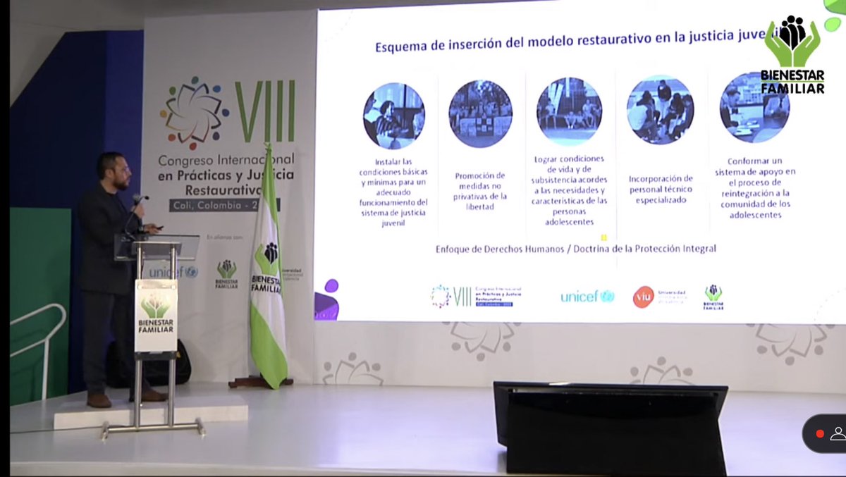 Pablo_Dharma108's tweet photo. Muy agradecido con el @ICBFColombia por la oportunidad. Junto a @PolitVeronica presentamos los aportes de la sociedad civil en la incorporación del modelo restaurativo en el sistema de justicia juvenil ecuatoriano.

#JusticiaQueRestaura https://t.co/2oFqfyeYBt