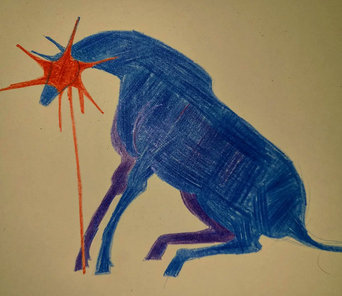 SLOWCANTER's tweet photo. #queerartist #horse https://t.co/K9ukD7dRSA