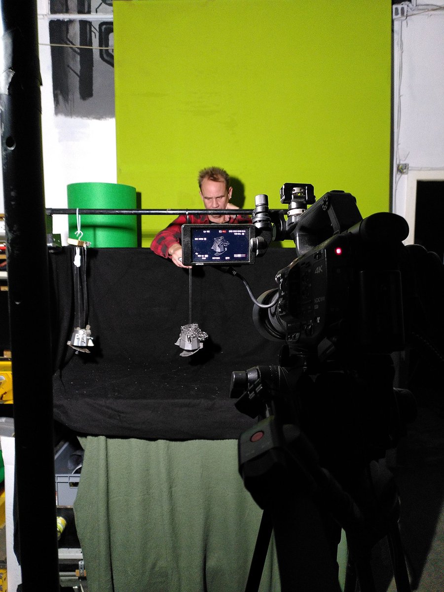 c__atre's tweet photo. Shooting the space ballad with the @Coffeebots1! https://t.co/PP76U0WxJL