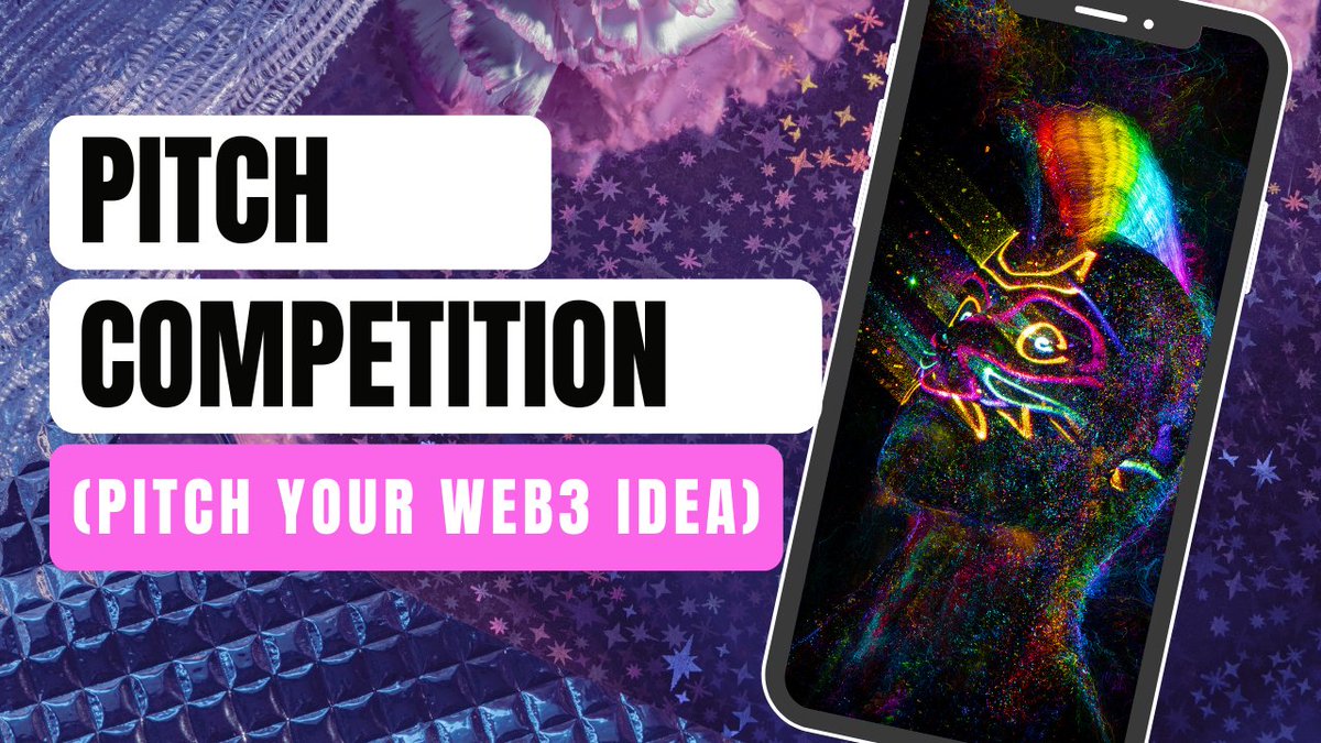 We're hosting a pitch competition with some amazing prizes up for grabs 🚀❤️

Join our Discord and send your pitch in the holder's lounge before Nov. 18th 🎉

#Web3 #NFT #NFTCommmunity