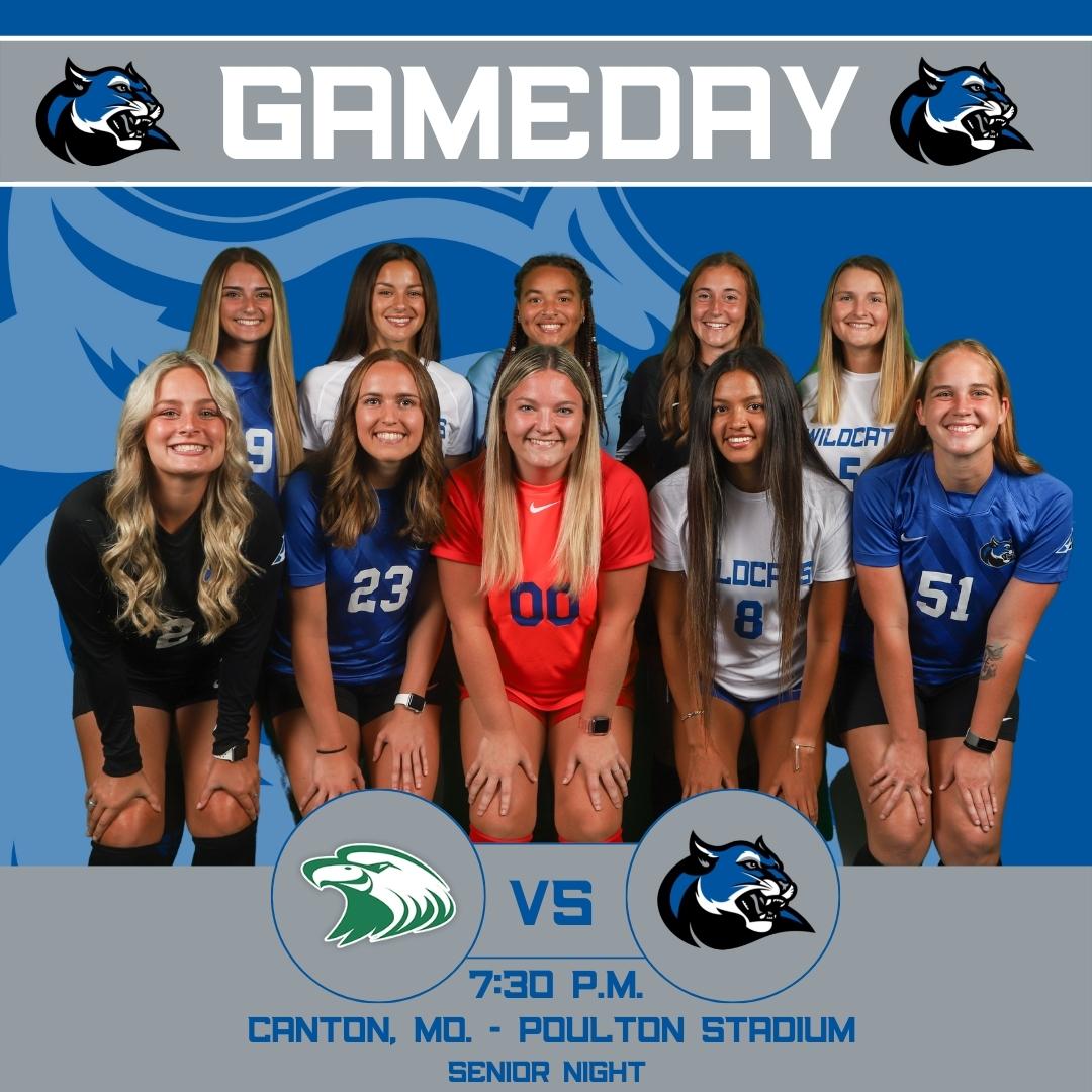 W⚽️ Senior Night for @CSCwomensoccer  

📍 Canton, Mo.
🆚 @cmueagles 
🏟️ Ellison Poulton Stadium
⏰ 8 p.m.
📹 bit.ly/3gpfqyG
📊 bit.ly/3z0HKhj

#GoWild | #HeartWSOC | #NAIAWSOC 
Senior Day Recognition at 7:30 p.m.