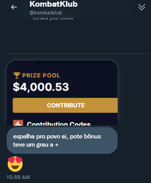 entao aparentemente uh, o matcherino ta um *pouco* maior do que o esperado para a pro league do <a href="/kombatklub/">KombatKlub</a>, esse ai vai ser um torneio grandao