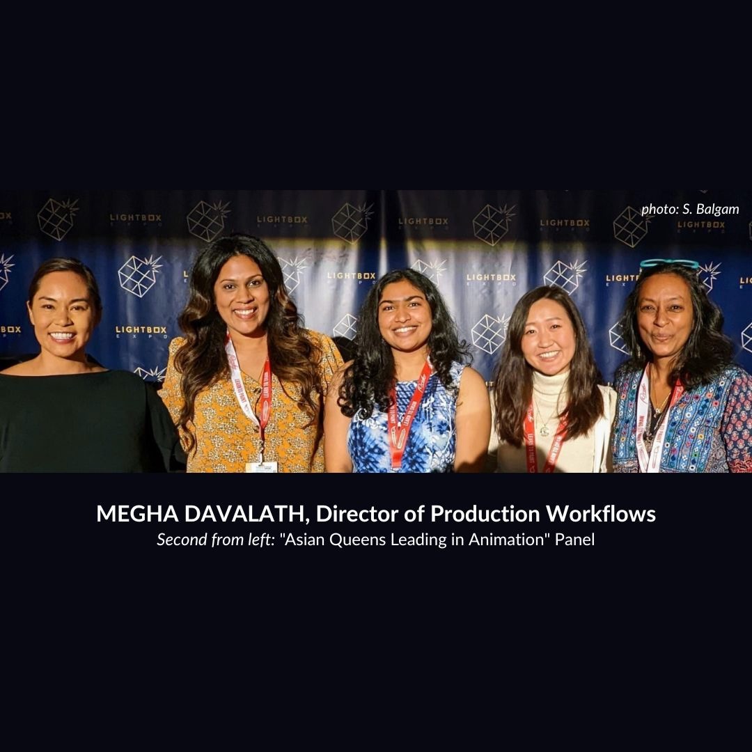 Fabulous time for our <a href="/SpireAnimation/">Spire Animation Studios</a> creatives: Art Dir @LucaPisanu's active booth, Megha Davalath spoke among <a href="/AsianQueensAnim/">Asian Queens in Animation</a>, and Michal Makarewicz (Head of Char Anim) gave two talks including a live demo on Maya on animation performance.
Great event, <a href="/LightBoxExpo/">LightBox Expo</a>! #LBX2022