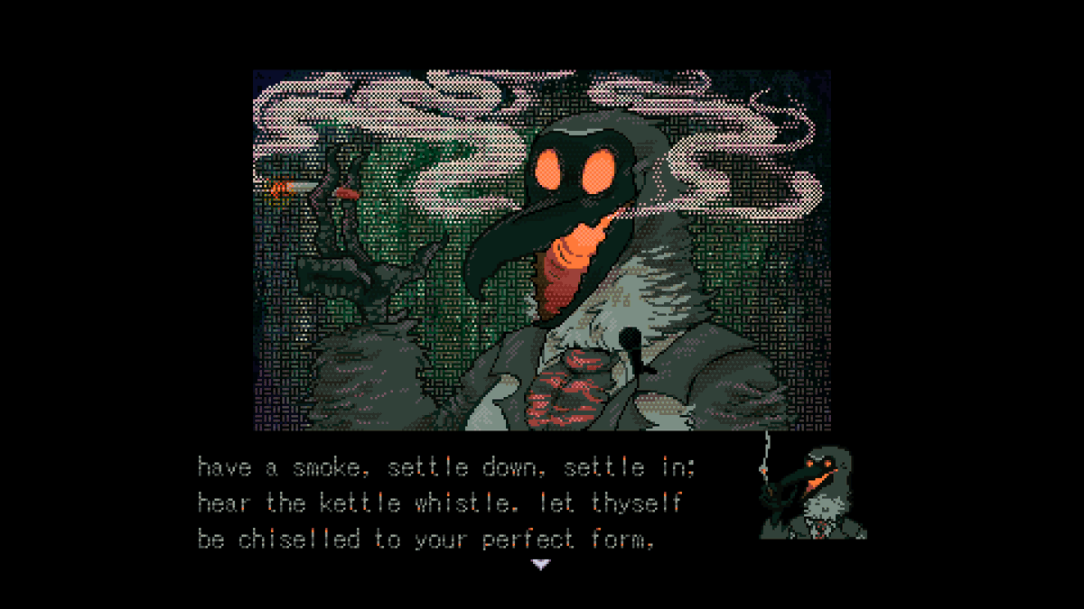 SarkSweet's tweet photo. "An Outcry" (@QuinnPixelArt/@kitetOfficial) is a game about many things. One of them is being 'treacherous' with the new information you discover along the way.
#indiedev #gamedev #indiegames #videogames #games #RPG #adventure #pixelart #mystery #AnOutcry https://t.co/ePjl4uTC65