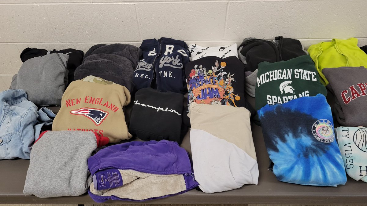 CHCSprincipal's tweet photo. CHCS Lost and Found. https://t.co/QZLfM1X6st