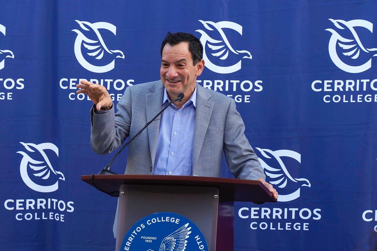 Yesterday we received $16,000,000 from @rendon63rd to finish the construction of our Students Services Building and $600,000 from @asmgarcia to help our students meet their transportation needs. Thank you Speaker Rendon and Assemblymember Garcia. @cerritoscollege