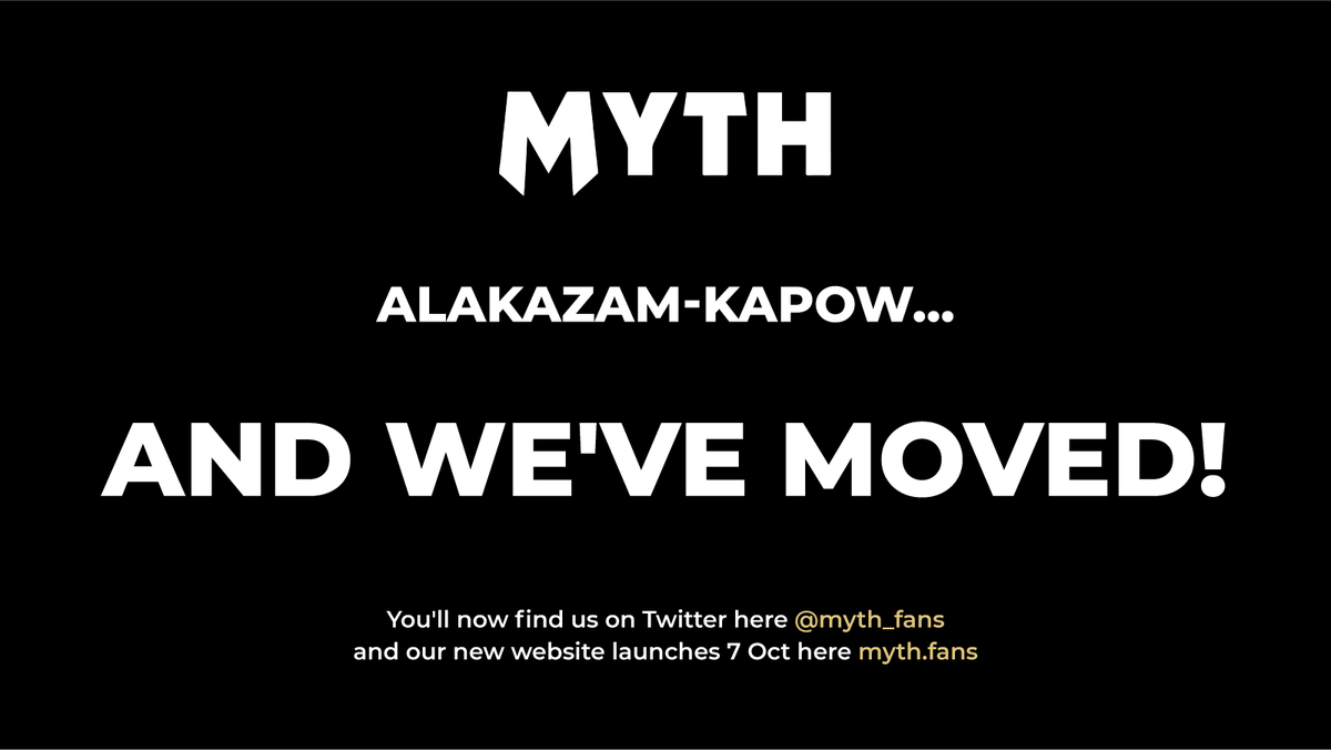 MythToken's tweet image. Make sure that you follow our main social account for all MYTH news and updates @myth_fans