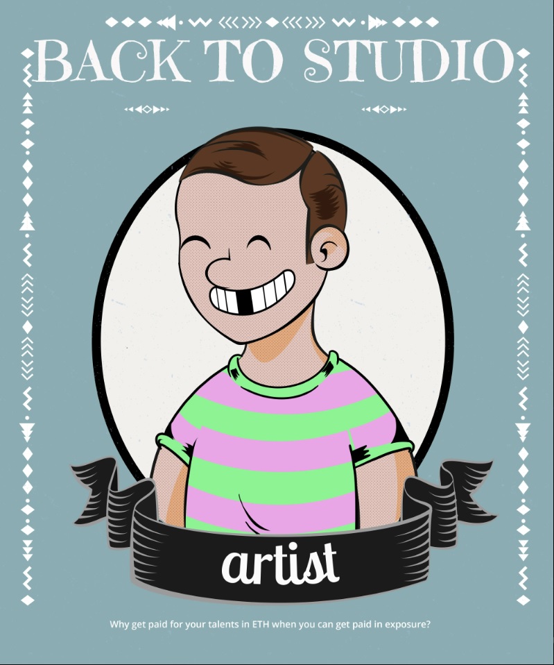 <a href="/backtoworkwtf/">Back To Work</a> I just put my resume in. I'm an artist looking for EXPOSURE pfft
See my resume attached,,,
But I can't include any references as they all want to remain anon....