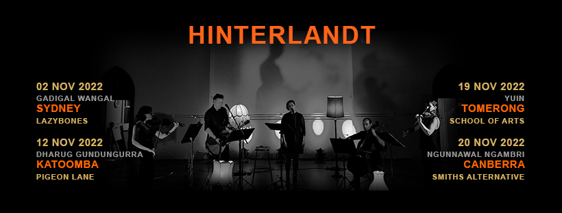 hinterlandt (@hinterlandt) on Twitter photo Hinterlandt tour! Strings. Singer. Trumpet. Guitar. Songs. Dates: 02 Nov Sydney <a href="/simajazz/">Sydney jazz @ SIMA</a> @LazybonesMv with <a href="/Keynawilkins/">Keyna Wilkins</a> | 12 Nov Katoomba <a href="/MusicintheMtns/">Music in the Mountains</a> | 19 Nov Tomerong #Shoalhaven | 20 Nov Canberra <a href="/Smiths_Alt/">Smith's Alternative</a> with <a href="/sebastianfield_/">sebastian field</a> | TICKETS ---> linktr.ee/hinterlandt Hinterlandt tour! Strings. Singer. Trumpet. Guitar. Songs. Dates: 02 Nov Sydney <a href="/simajazz/">Sydney jazz @ SIMA</a> @LazybonesMv with <a href="/Keynawilkins/">Keyna Wilkins</a> | 12 Nov Katoomba <a href="/MusicintheMtns/">Music in the Mountains</a> | 19 Nov Tomerong #Shoalhaven | 20 Nov Canberra <a href="/Smiths_Alt/">Smith's Alternative</a> with <a href="/sebastianfield_/">sebastian field</a> | TICKETS ---> linktr.ee/hinterlandt