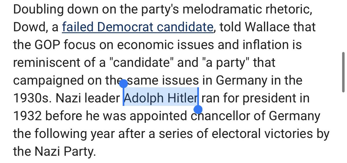 All due respect, but if Fox News is gonna go after @matthewjdowd @DeadlineWH for his accurate historical comparisons, the least you can do is spell Adolf’s name correctly … foxnews.com/media/msnbcs-m…