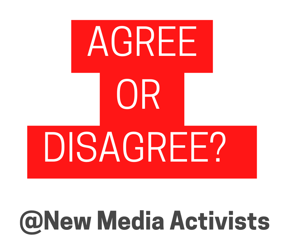 NewMediaAct's tweet photo. The use of social media has changed the nature of activism?
Join Kat for a discussion in her latest blog: 
Insights from the digital ground.
https://t.co/4KGo7rDb7V
#Digitalactivism #Onlineactivism #Protest #Grassrootsactivism #Onlinecommunication #Inclusion #Slacktivism https://t.co/Sn4LHez8Lt