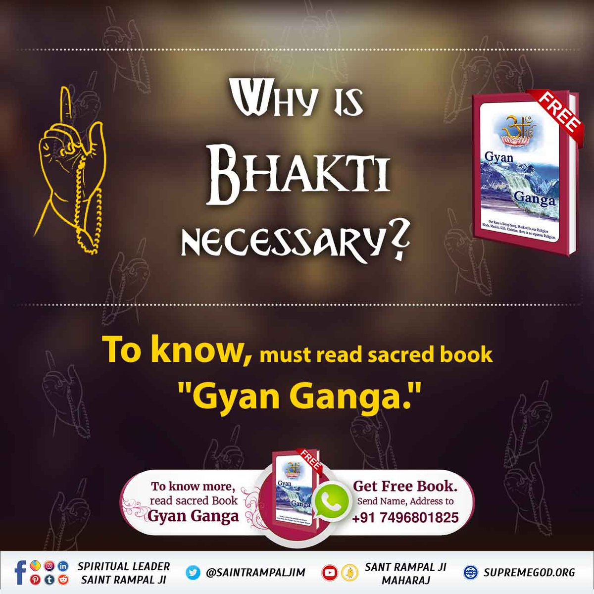 Mahar_Boy01's tweet photo. #LifeChangingBooks
Why is
Bhakti
Necessary  ? 
To know must read sacred book
" Gyan Ganga. " https://t.co/d6vAWrX4sr