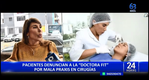 PTV_Noticias's tweet photo. 🔴 #EnVivo | Pacientes denuncian a #DoctoraFit por mala praxis
#PanamericanaTelevisión #PanamericanaNoticias #24Horas | Más detalles en ► https://t.co/gj7lGwpapk https://t.co/zm1RL6QmKY