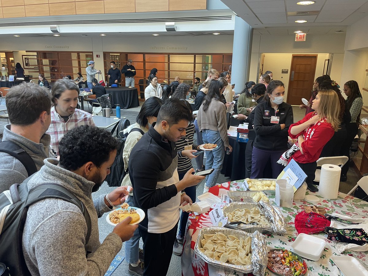 msu_ssom's tweet photo. Thank you to our amazing cultural student organizations for sharing your many delicacy’s and giving us a glimpse into your traditions! A wonderful 1st Culture day here at Stritch! https://t.co/XHA6a5JciM