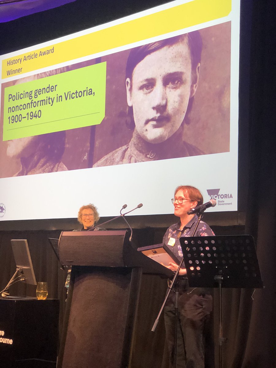 PRO_Vic's tweet photo. The #VCHA2022 History Article Award goes to Adrien McCrory. https://t.co/2cmsxFSnaa