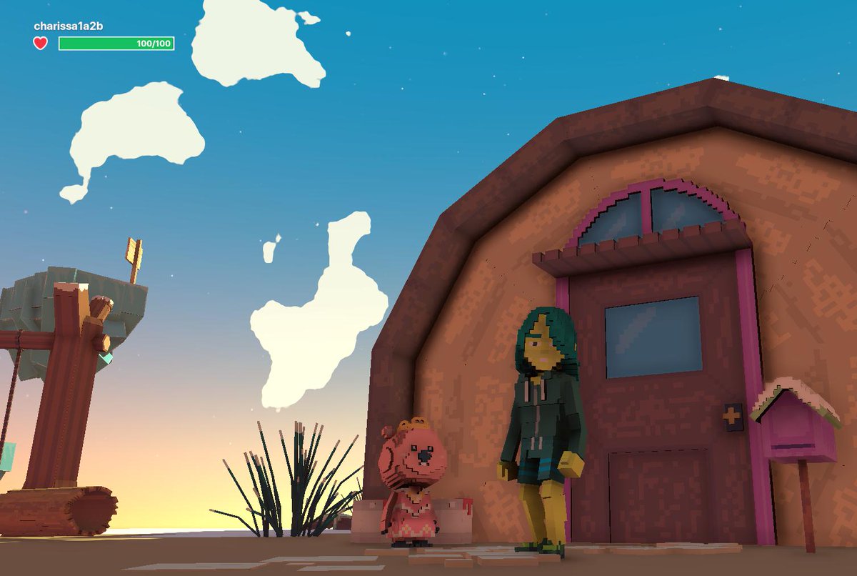 Chariss97's tweet photo. @TheSandboxGame I just finished my quest on Pororo experience on the #SandboxAlphaS3 for a chance to win a Season 3 Alpha Pass! Here I am with a cute Pororo. Check out my screenshot!

#Pororo https://t.co/bwVTIyJoSw