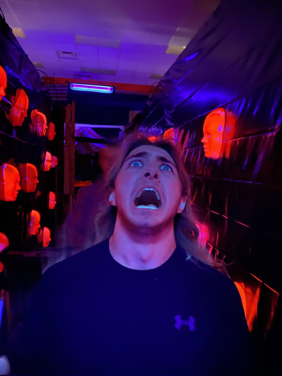 BayPortBand's tweet photo. Carter can hardly wait!!" Our 1st annual #MusicMayhem Haunted House Experience begins tomorrow! Friday &amp; Saturday 3:00-4:30 &amp; 6-9 pm. $8 per ticket and open to the public! Retweet now! See you there!!!! @BayPortHS @HSSD https://t.co/rUqHkFV3ht