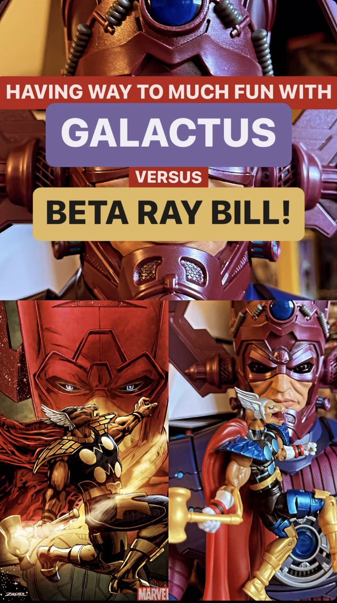 JesseJamesTapia's tweet photo. I was totally content having not bought the #Haslabs Galactus figureโฆ
Until my buddy started sending me pics like this! https://t.co/8T0fDYvvzy