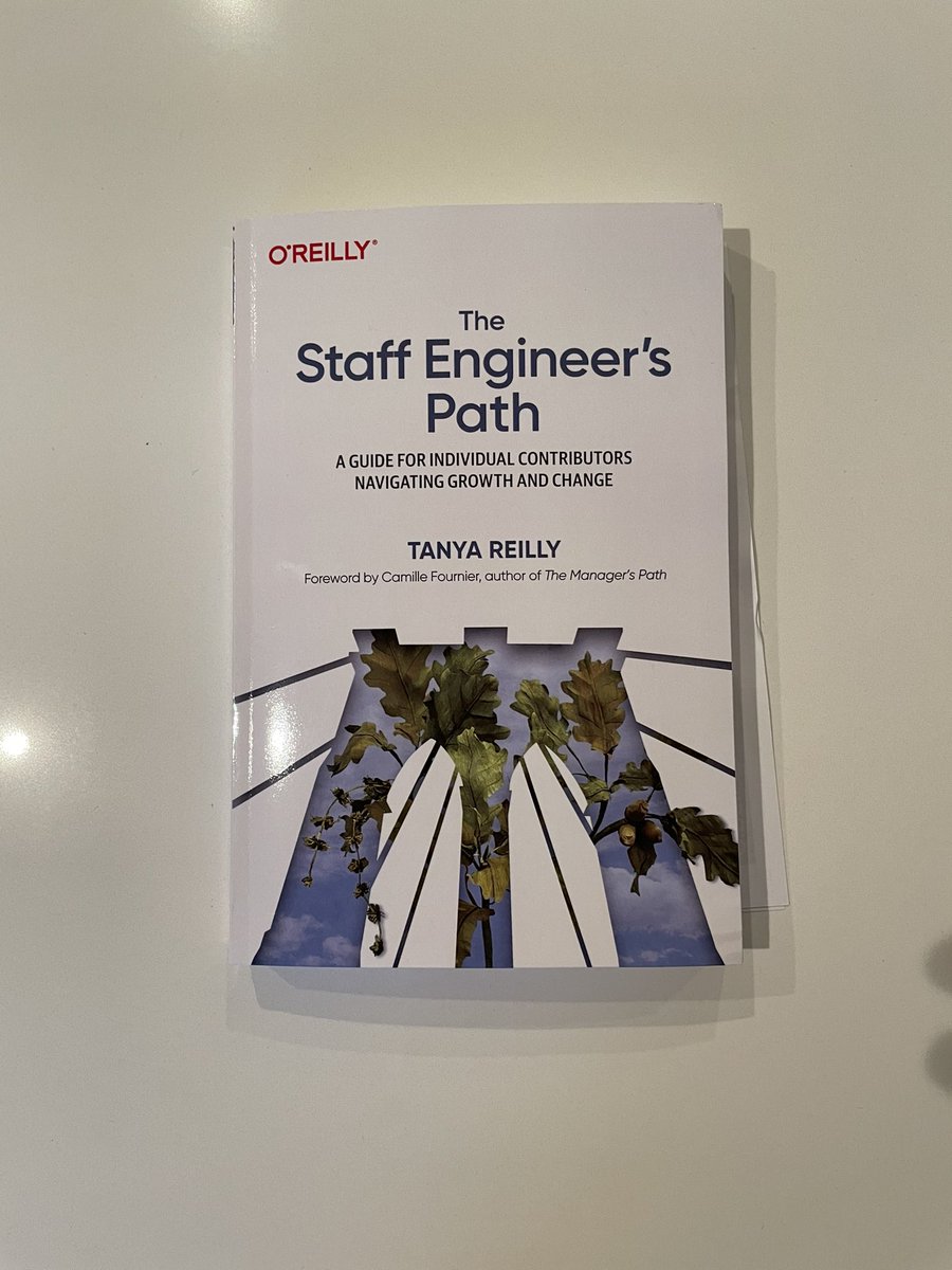 Congrats to <a href="/whereistanya/">(past account, never updated)</a> for writing this excellent book into existence! Super excited for this book and all the not-yet-written books expanding on the staff+ role