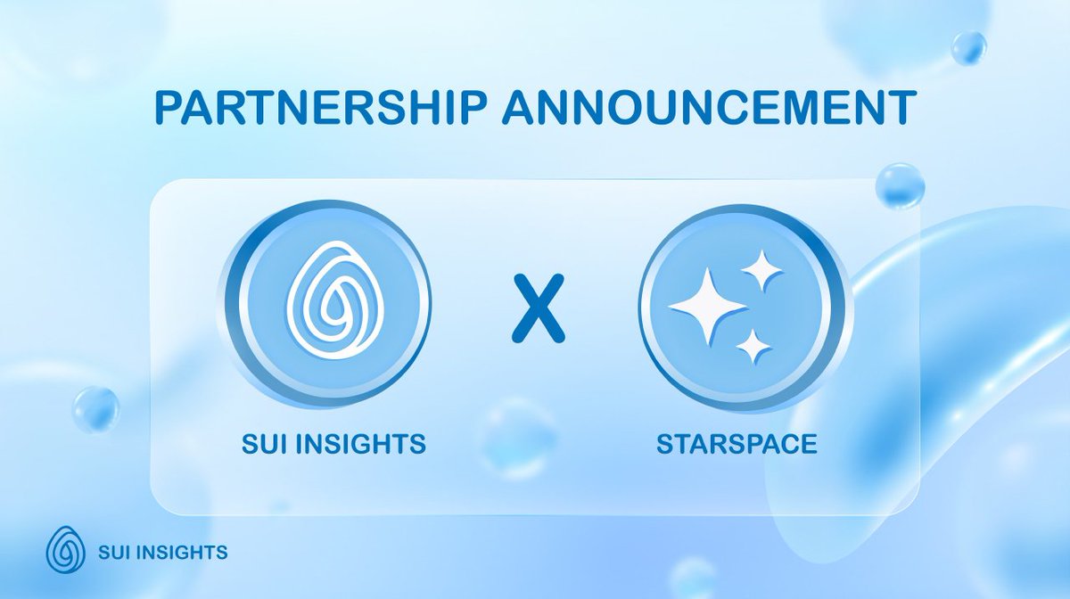SuiInsights.sui 💧 (@suiinsights) on Twitter photo ☀️We celebrate our partnership 🔥
⚡️We are giving away 5 OG to 5 lucky winners!
To win 👇
1️⃣ Follow <a href="/SuiInsights/">SuiInsights.sui 💧</a> & <a href="/STARSPACEio/">STARSPACE✨</a>
2️⃣ Like & Retweet this tweet
3️⃣ Tag 3 friends
#sui #suiinsights #suiecosystem ☀️We celebrate our partnership 🔥
⚡️We are giving away 5 OG to 5 lucky winners!
To win 👇
1️⃣ Follow <a href="/SuiInsights/">SuiInsights.sui 💧</a> & <a href="/STARSPACEio/">STARSPACE✨</a>
2️⃣ Like & Retweet this tweet
3️⃣ Tag 3 friends
#sui #suiinsights #suiecosystem