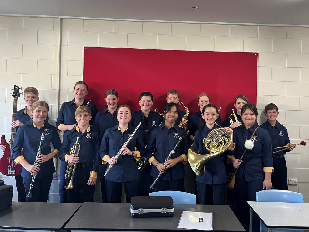 MackayHoly's tweet photo. Congratulations to our Band and Drum Corps for being awarded 2nd place in their categories at the Mackay Orchestra and Bands Festival this past weekend! What a fantastic achievement. #hscpride https://t.co/0E7Wa0EZYs
