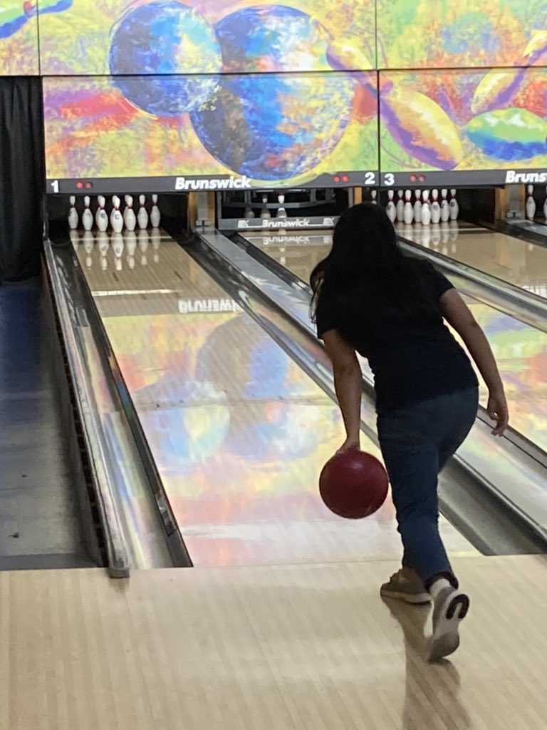 PrioryPride's tweet photo. Addison Wong starts off St. Andrew's/ PBA bowling team in the ILH post season tournament https://t.co/uOEyIY2QZ8