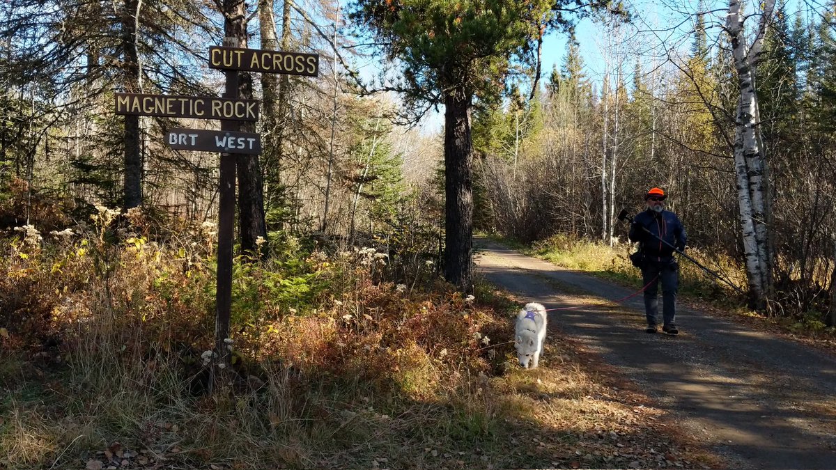 paws2trail's tweet photo. Today's hike was a trek to the Magnetic Rock from the back side (east). 2.5 miles, rather than the 1.5 miles from the west. Our first time on this bit of trail. https://t.co/cchSoLo8ep