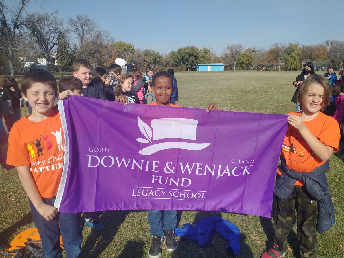 Sunny yesterday on our Legacy walk to remember Wenjack #downiewenjackfund #legacyschool