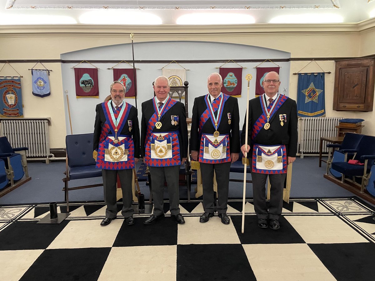 Fortior Chapter Installation.           Superb night with the Principals proclaimed. installed and inducted. Great support from all present ⁦⁦<a href="/WarksRoyalArch/">Warks Royal Arch</a> ⁦<a href="/philhall43/">Phil Hall</a>⁩ 
ProvDGC kept us all in order!