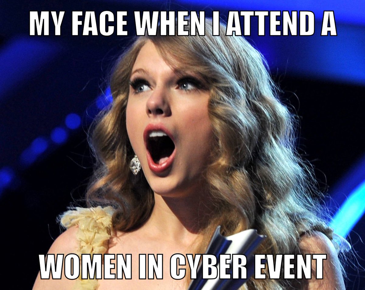 PittoreNatalie's tweet photo. Thank you @thecyberwire, for remembering the ladies https://t.co/655BAaBmqE