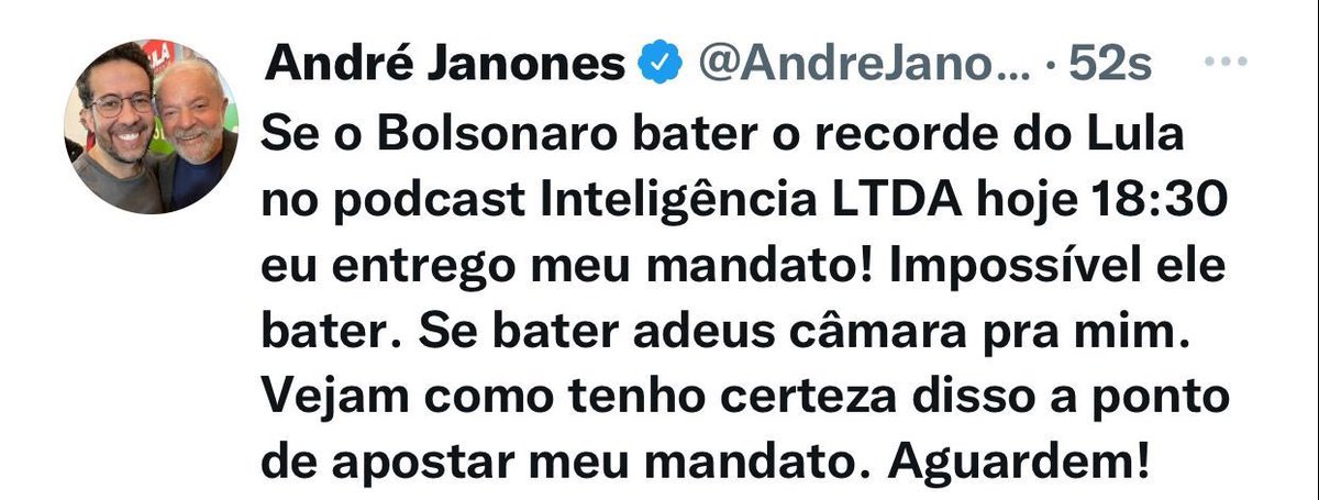 LuizzGianini's tweet photo. @AndreJanonesAdv pede renúncia filho! https://t.co/T7mrjSA40f
