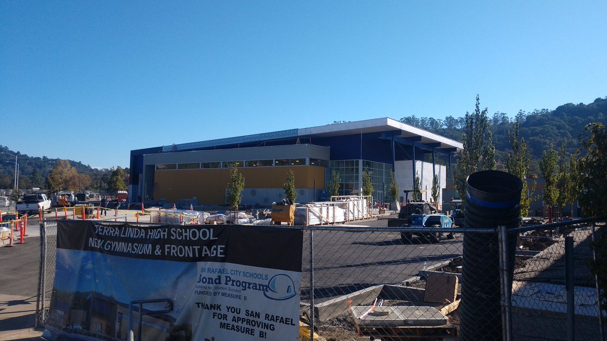 Terra Linda High School Competition Gym &amp; Frontage Improvements progress as planned!