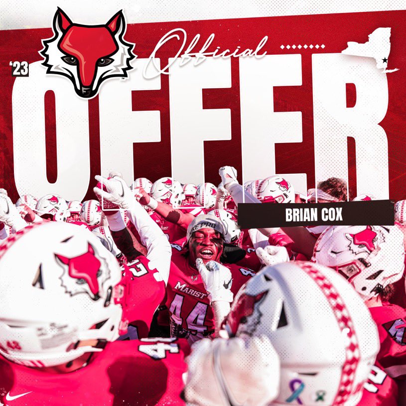 After a great call with <a href="/coachk2440/">Mike Kagafas</a> I am very blessed to Receive my first D1 offer from Marist college <a href="/MaristAthletics/">Marist Athletics</a> !!