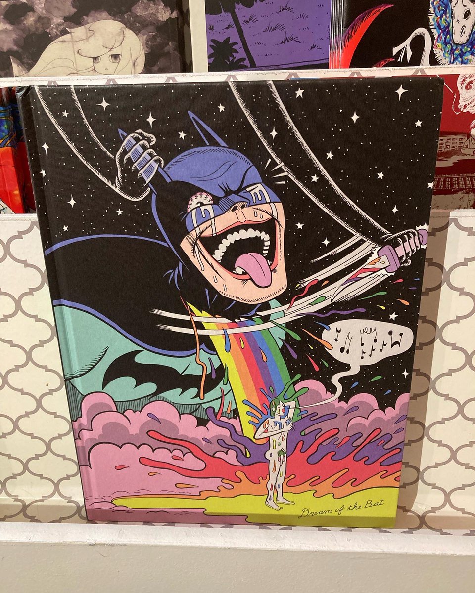 WakeupComics's tweet photo. A few new things and some restocks from Mansion Press. The collection with a new final story of Josh Simmons and Patrick Keck’s bootleg Batman odyssey, Dream of the Bat; Om by Andy Barron; Family Fun by Jesse Simpson and more copies of Fata Morgana by Jon Vermilyea. https://t.co/J15z3XZIEo