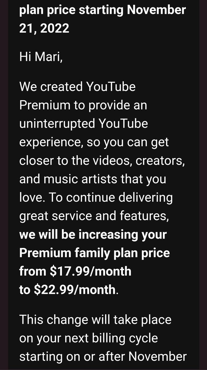 PaulTassi's tweet image. uh YouTube Premium suddenly costing more than every single streaming subscription service, even maxed out Netflix, seems somewhat alarming