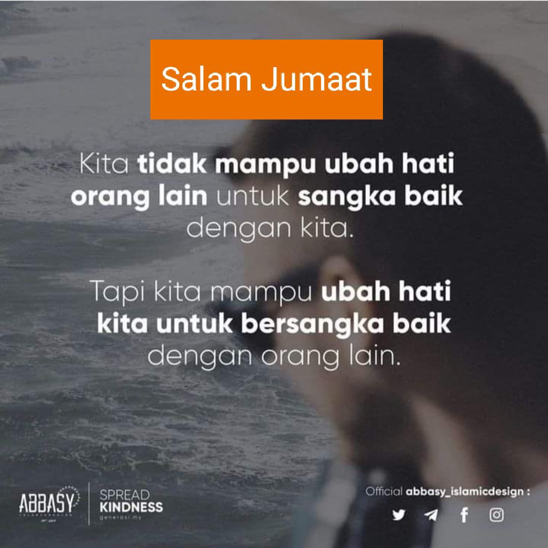 Salam Jumaat yang penuh barakah, semoga kita semua beroleh keberkatan dan jangan lupa perbanyakkan selawat dan sedekah.
#dsjj #TokJai #huluterengganu #caknarakyat