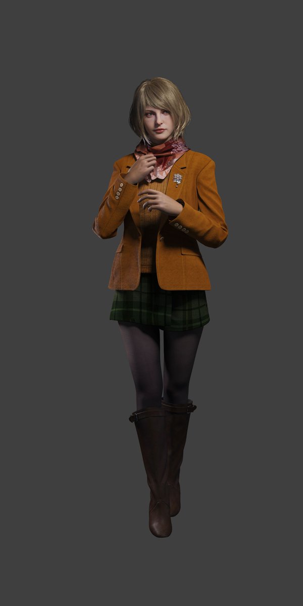 RE4 Demake Ashley (Ella Freya) Swap3 by karl2db on DeviantArt