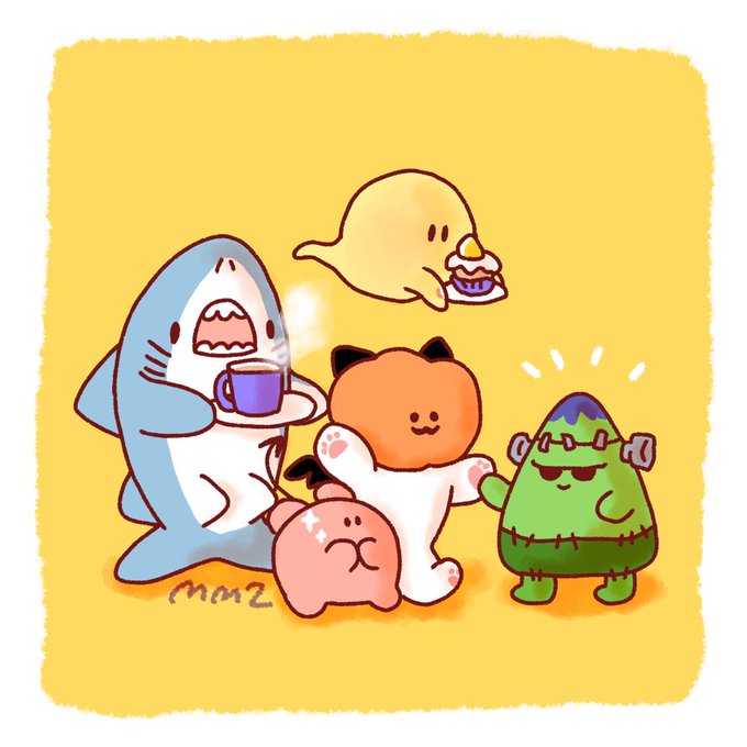 「shark shark costume」 illustration images(Latest)