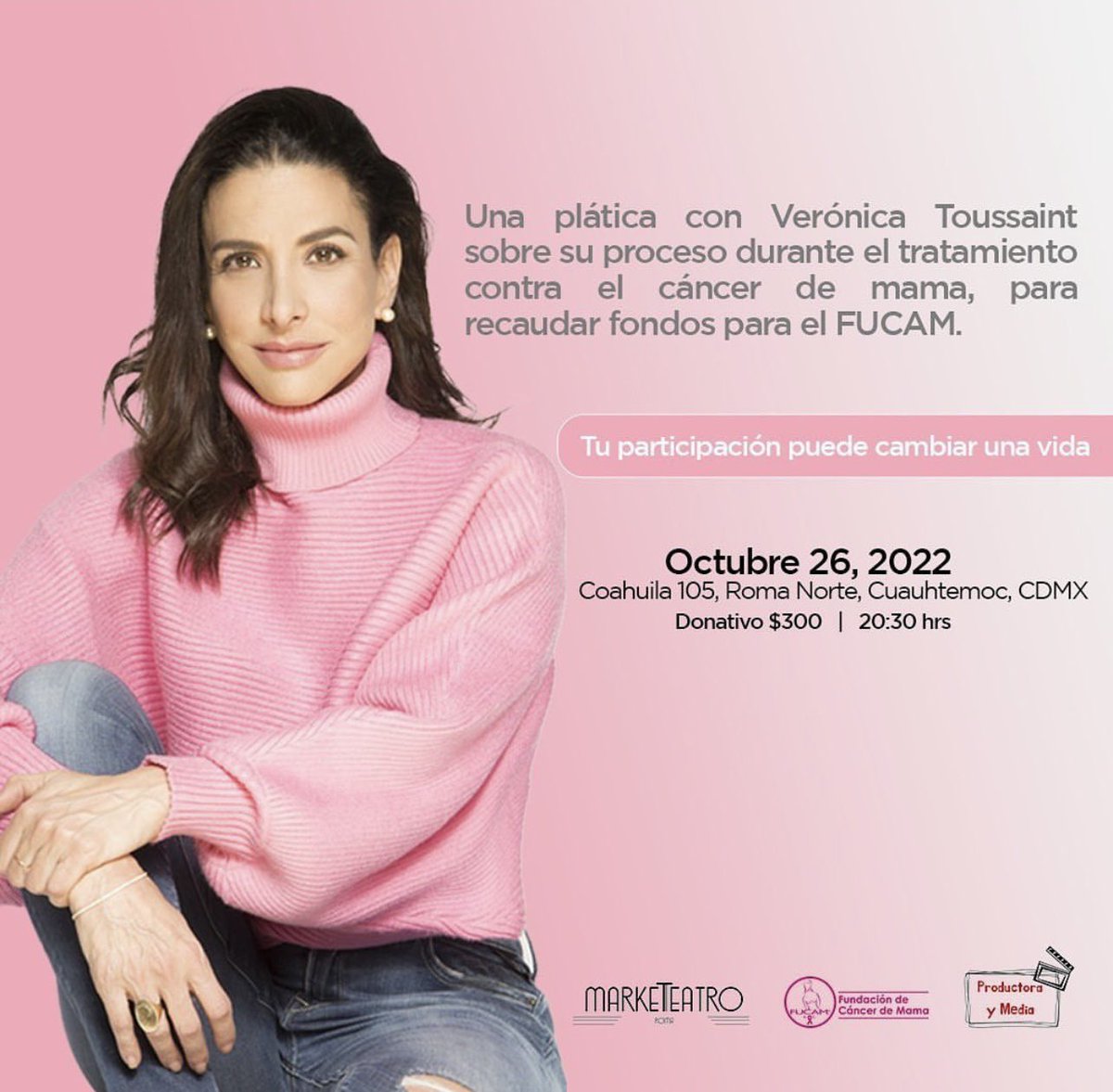 michihart's tweet photo. Oigans octubre es el mes de #luchacontraelcancerdemama  💗https://t.co/hA3Xm0HElt y yo ya fui a mi chequeo gracias a que mi @veronicatouss me insistió! Ya se checaron? https://t.co/IYF0QpIGwP